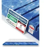 AM Qualit&auml;tsmatratzen | 7-Zonen Deluxe Gelschaum-Topper | 90x190 cm | 8 cm...