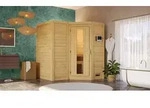 Karibu Sauna Innensauna Sahib 1 Eckeinstieg Ofen 9 KW externe Strg easy 193x184x208