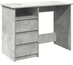 vidaXL Schreibtisch Betongrau 102x50x75 cm Holzwerkstoff - Grau