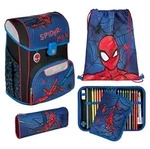 Scooli EasyStart Schulranzen-Set 5-teilig Spider - Man blau schwarz - Blau/Schwarz