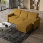Masseno Ecksofa PADWA mit Schlaffunktion L-Form, Sofa mit Bettkasten,...