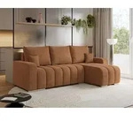 MKS MEBLE Sofa mit Schlaffunktion - Ecksofa mit Schlaffunktion und Bettkasten - Sofa