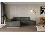 ALTDECOR Ecksofa in L-Form IREA-L1 232x165x80 cm Dunkelgrau Corner Sofa Eckcouch