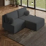 Masseno Modulare Ecksofa VARNA P mit Schlaffunktion L-Form, Sofa mit Bettkasten,