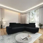Masseno Ecksofa ALVORO R-S mit Schlaffunktion L-Form, Sofa mit Bettkasten,
