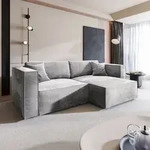 Masseno Ecksofa NERIO M mit Schlaffunktion L-Form, Sofa mit Bettkasten,