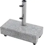 Doppler Balkon Schirmst&auml;nder Granit 25 kg mit Rollen 32 x 45cm