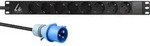Lanview LVR-3MIEC-LIC-SCH8, Standard, 1U, Einphasig, Horizontal, Schwarz, 8