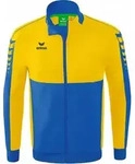 Erima Six Wings Worker Jacke New Royal/Gelb Junior - Blau - 116