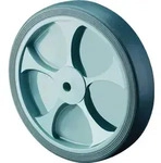 Ersatzrad Rad- 250 mm Tragfhigkeit 300 kg Gummi grau Achs- 20 mm Nabenlnge 60 mm