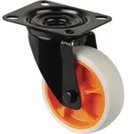 Lenkrolle Rad- 100 mm Tragfhigkeit 110 kg Lenkrollen Gummi Platte L104xB80 mm Farbe