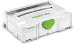 Festool 2 x Systainer T-LOC SYS 1 TL Werkzeug Koffer lichtgrau koppelbar ( 497563 )