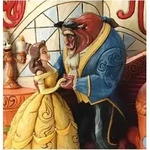 Enesco 4031483, Mehrfarbig, Beauty and the Beast, 200 mm, 105 mm, 150 mm