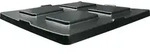St&uuml;lpdeckel f&uuml;r Palettenbox, LxB 1300 x 1150 mm, Farbe anthrazit