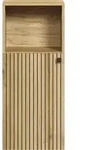 trendteam Bad Standschrank Pure Bliss Evoke Eiche Melamin B/H/T ca. 40/95/31 cm...