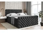 ALTDECOR Boxspringbett mit Fu&szlig;teil, 2 Matratzen und Topper - 140x200 cm -...