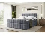 ALTDECOR Boxspringbett mit Fu&szlig;teil, 2 Matratzen und Topper - 120x200 cm -...