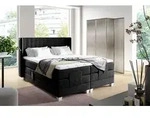 Boxspringbett Elektrisch Bett MAGNUS 120x200cm in Stoff Salvador Schwarz -...