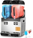 VEVOR kommerzielle Slush-Maschine 12 L x 2 Doppeltank Slush-Eismaschine Slushy
