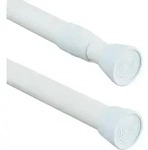 Relaxdays Teleskopstange, 150&ndash;280 cm, Klemmstange f&uuml;r Duschvorhang, Gardine,
