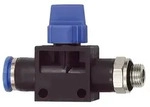 Riegler 3/2-Wegeventil &raquo;Blaue Serie&laquo;, Steckanschluss, G 3/8 au&szlig;en &Oslash; 10mm