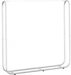 vidaXL Kaminholzregal 150x25x150 cm Stahl verzinkt - Silber
