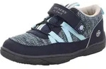 Dockers Kinder-Jungen-Sneaker-Slipper-Klettschuh Blau-Schwarz, Farbe:blau, EU
