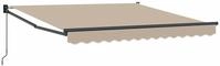 vidaXL Ausziehbare Markise Beige 300 x 250 x 165 cm