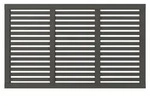Plus Zaun Harmoni 180 x 107 cm umbragrau fungizidbehandelt - Grau