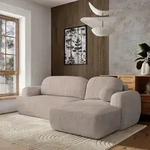 Masseno Ecksofa MODENZA P R-S mit Schlaffunktion L-Form, Sofa mit Bettkasten,