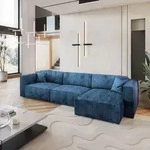 Masseno Ecksofa TOLMO P mit Schlaffunktion L-Form, Sofa mit Bettkasten,