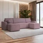 Masseno Ecksofa PESANO P mit Schlaffunktion U-Form, Sofa mit Bettkasten,