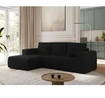 MKS MEBLE Sofa mit Schlaffunktion - Ecksofa mit Schlaffunktion und Bettkasten -...
