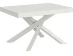Volantis Premium Ausziehtisch 130/234x90 cm Esche wei&szlig; Beine wei&szlig; - Wei&szlig;