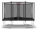 BERG Trampolin Ultim Favorit Regular 330 + Sicherheitsnetz Comfort Grau -...