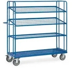 fetra 4496, Rechteckig, Blau, Stahl, 1430 mm, 620 mm, 1800 mm