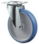 BS Rollen Lenkrolle Durchmesser 80mm Tragf&auml;higkeit 125kg Polyurethanrad Platte