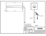 Automatikarmaturenauslauf UP eckig, 2 l/min, Ausladung 175 mm chrom