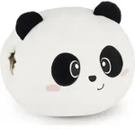 Kissen Super Soft Panda schwarz/wei&szlig; 26 cm - Wei&szlig;