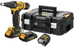 DeWALT DCF403D2GT Akku Nietpistole 18V - 2,4 - 4,8 mm - 2x 2Ah Akku TSTAK Koffer