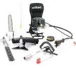 Wiltec 4-in-1 Multifunktionsger&auml;t mit 4-Takt-Motor mit Rucksack, Backpacker