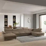 Masseno Ecksofa MONTIVA mit Schlaffunktion U-Form, Sofa mit Bettkasten,