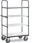 fetra 9302 ESD Etagenwagen Stahl Traglast max. 400 kg Grau