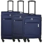 Priego - 4-Rollen-Trolley Set 3tlg. (petrol) - Navy