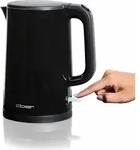 Cloer 4320 Wasserkocher 1,5 L,1500 W, Edelstahlbeh&auml;lter & Deckel, automatische