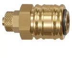Riegler Schnellverschlusskupplung NW 7,2, MS blank, Schlauchanschluss 8x6