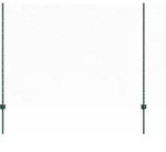 vidaXL Geschwei&szlig;ter Drahtzaun 100 x 1,6 m (B x H) - Gr&uuml;n