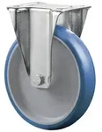 BS Rollen Bockrolle Durchmesser 80mm Tragf&auml;higkeit 125kg Polyurethanrad Platte