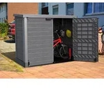 VCM StoreAway Aufbewahrungsbox Gartenhaus 2er M&uuml;lltonnenbox 1200 l, 145 x 125 x 83