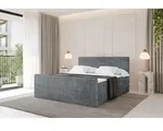 ALTDECOR Boxspringbett mit Fu&szlig;teil - TOLO-Z 160x200 Cord - Dunkelgrau -...
